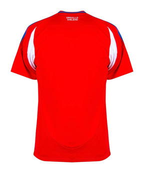 Camisa Chile I 24/25 - Torcedor Adidas Masculina - Vermelho